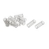 sourcingmap 0.6mmx8mmx20mm 304 Stainless Steel Compression Springs Silver Tone 10pcs