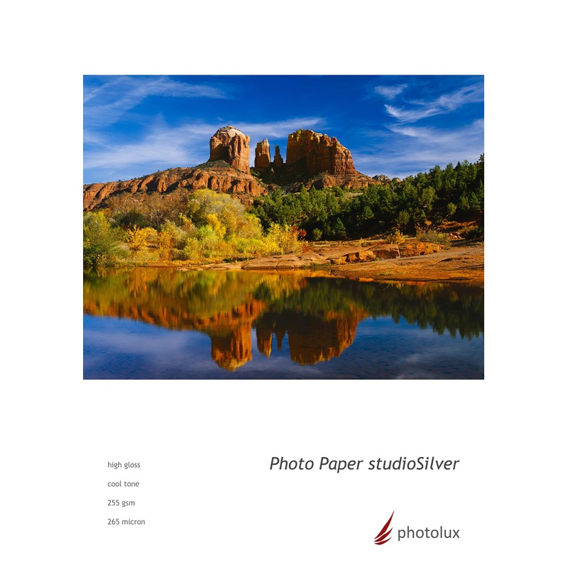 Photolux Sample Pack/Testpack A4-5 Sheets Photo Paper (StudioSILVER 255 GSM
