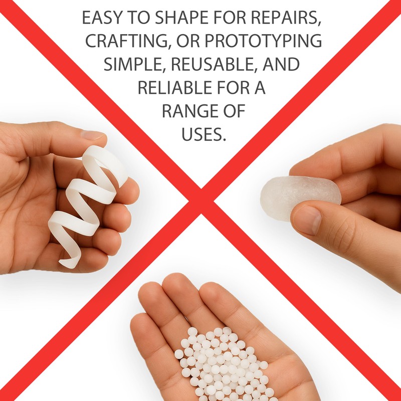 FormX Moldable Polymorph Pellets - (500g) Resealable Pack - Hand-Moldable