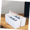 Operitacx Adjustable Divided Storage Basket with Handle Portable Caddy Organizer
