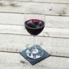 Twine True Fabrication Square Slate Coasters, 4"