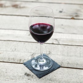 Twine True Fabrication Square Slate Coasters, 4"