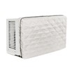 Indoor Air Conditioner Cover Window Unit AntiRust CreamyWhite 53.3x35.6x7.6cm with