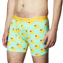 Two Left Feet mens Two Left Feet Underwear Boxer Briefs, Sitting Duck, Small US