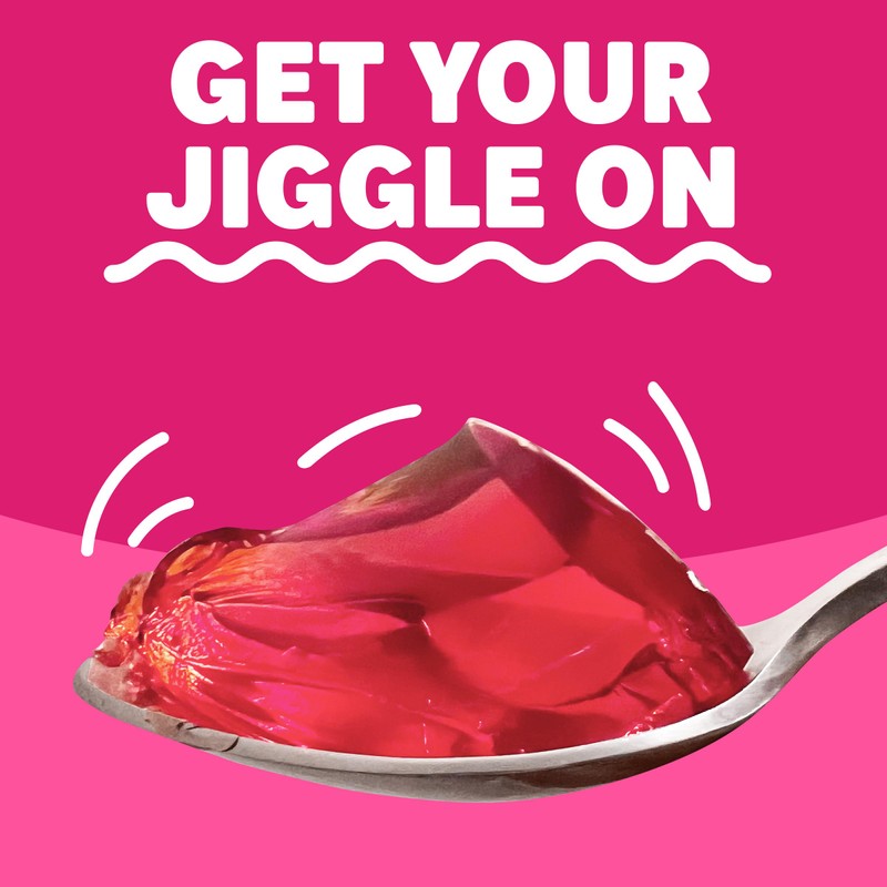 Jell-O Raspberry Gelatin Mix (6 oz Boxes, Pack of 6)