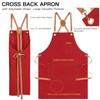 Genixart Chef Apron for Men Women with Gift Box Pack,