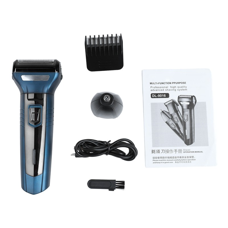 3 in 1 Electric Hair Clipper Washable Cutter Head Nose