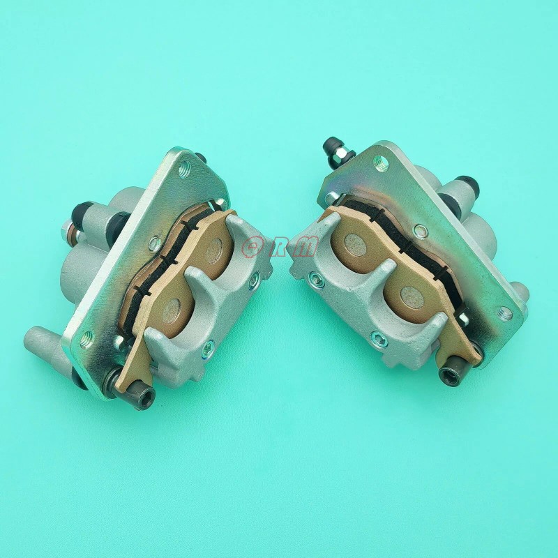 QRM New Front Right & Left Brake Calipers W/Pads For