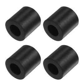 Kozelo Pack of 4 Rubber Pacers [10 x 20 x 20 mm] Anti-Vibration Insulation Pads for Home Cars Boat Accessories Neoprene Black