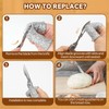 CRUIFU Bread Lame Dough Scoring Tool – Multi-Purpose Scoring Knife,
