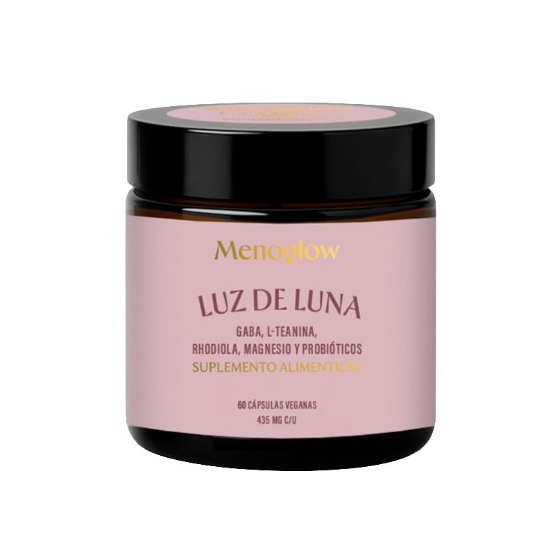 Luz Luna Suplemento Mujeres Menopausia Perimenopausia Gaba Teanina Rhodiola Magnesio