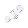 KJM Fashion Monroe Earrings Transparent Bioflex Labret 1.2 mm 16
