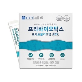 Jongjundang Prebiotics Fructooligosaccharide (FOS) 5g 30 Sachets