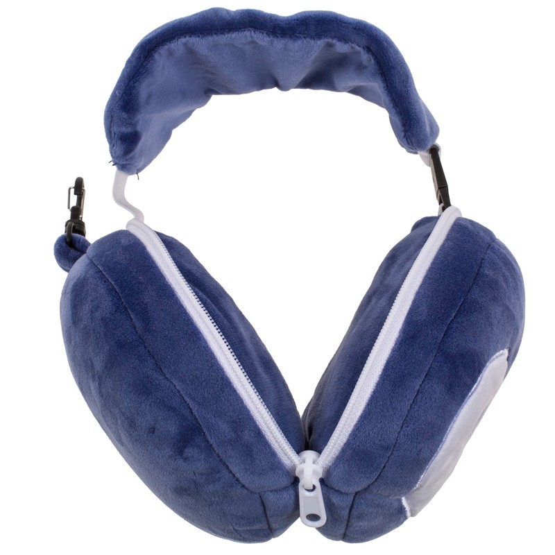 Out of the blue Plush Travel Pillow with Eye Mask
