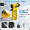 Electric Air Duster-Compressed Air Duster,60mph Wind Stepless Speed Canned Air