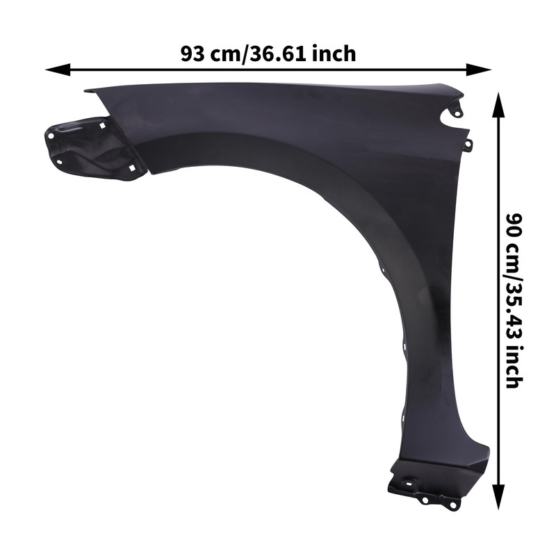 OKHOTY Front Fender Replacement Left Driver Side Compatible With 2014-2019