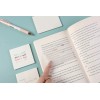 Jiemay Transparent Sticky Notes Pad 3x4 Inch, Clear Sticky Notes