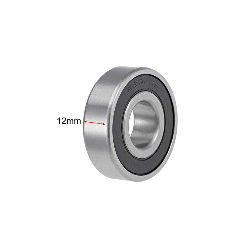 sourcing map 6203-16-2RS Deep Groove Ball Bearings 16mm Inner Dia