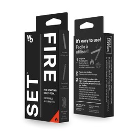 Wolf and Grizzly Fire Set - Fire Starter Survival Tool/Ferro Rods with Striker | Superior to Flint and Steel | Backpacking Gear | Fire Starter Kit for Campfires
