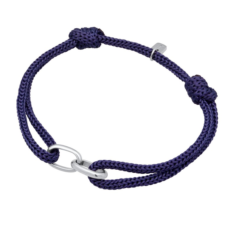 Kuzzoi Men's Oval Interlocking Link Bracelet 925 Sterling Silver Maritime