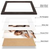 FinalFind 4x6 Picture Frame with Mat for 3.5x5, Set of