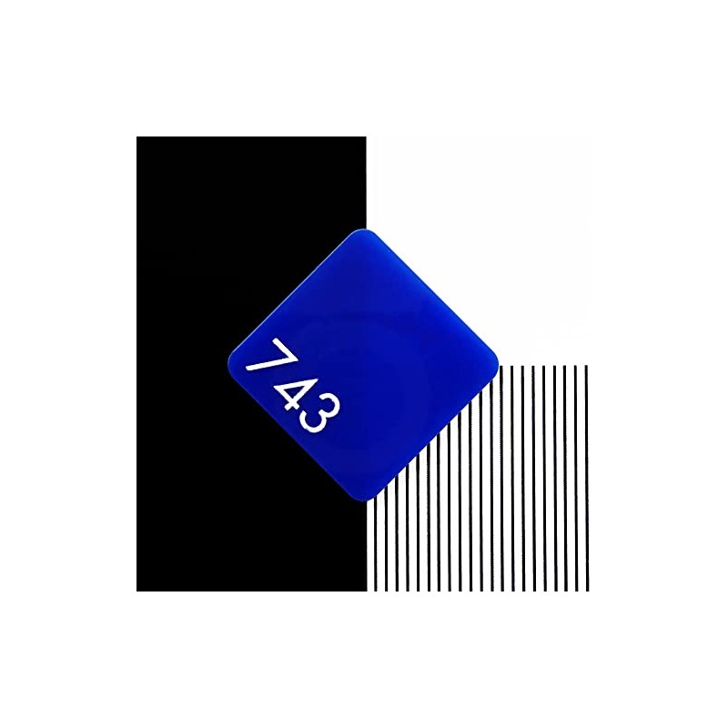 Perspex 743 Blue Cast Acrylic Sheet - 300x250x3mm