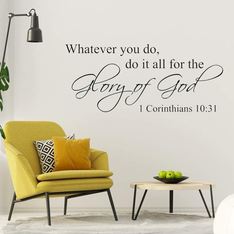 Whatever You Do Do Everything To Glory God Wall Decor