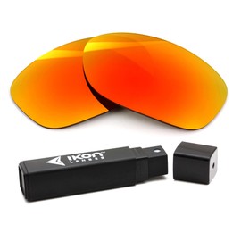 IKON LENSES Replacement Lenses For Oakley Split Jacket Sunglasses - Polarized (Fire Orange Mirror)