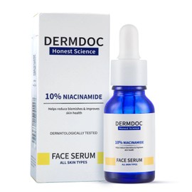 DermDoc 10% Niacinamide Face Serum, 30ml | All Skin Types | Improves Skin Texture | Hydrates and Moisturizes