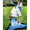 Luxelle 2 Pack Escape-Proof Cat Harness and Leash Set for