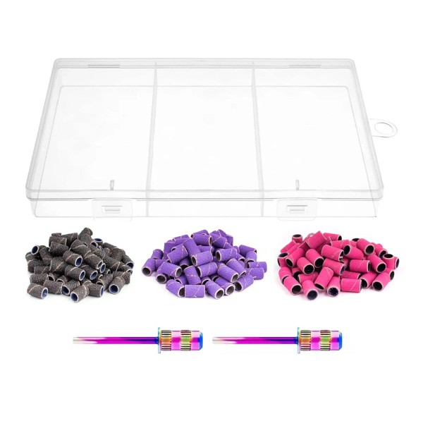 Unbranded 210Pcs Sanding Bands Kits W/ 2PCS Sanding Shank For