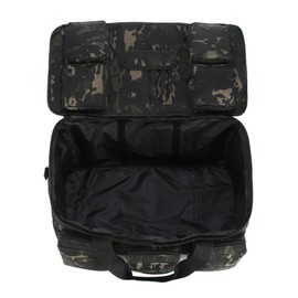 Military Duffel Bag for Men Travel Sports Gym Bag Backpack 50L Large Capacity Multi-Functional Assault Pack (Black CP)