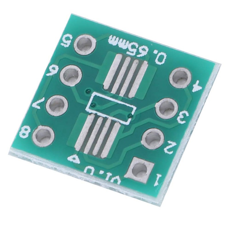 100Pcs Adapter Board SOP8 SSOP8 TSSOP8 to DIP8, SOP8 Interposer