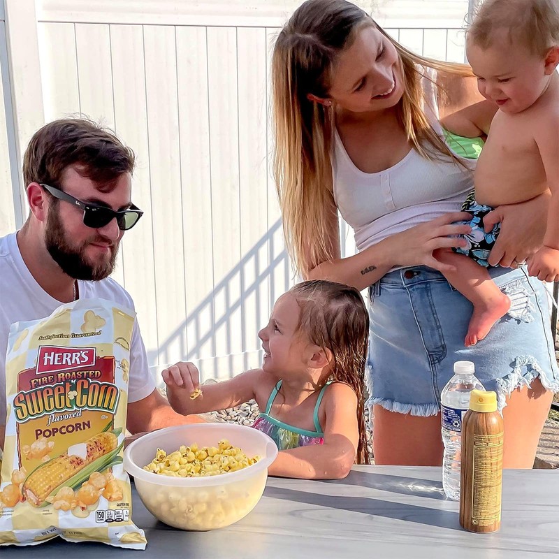 Herr’s Popcorn, Fire Roasted Sweet Corn Flavor, 6 Ounce (Pack