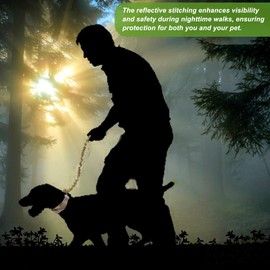 CAPASTEC Double Handle Dog Lead, Black Training Lead, Length 110-160 cm, Diameter 0.98 Inches