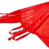 Bunting Red 10 metres with 15 Triangle Flags, Plastic