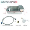 CQFJLM Metal Automatic Dog Water Dispenser Can Separate Large Debris