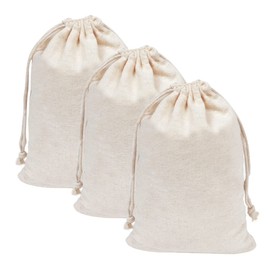 Set of 3 Linen Bread Bags, Bread Bag 30 x 41.5 cm, Bread Bag Storage, Bread Bag, Linen Bag for Bread, Bread Bag Made of Linen, Reusable Bread Bag for Keeping Fresh Linen