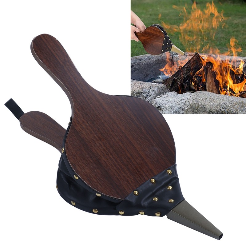 Fireplace Bellow Manual Wooden Fireplace Blower Fire Pit Tools Housewarming