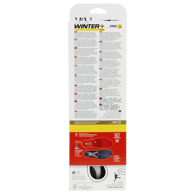 SIDAS SIDAS Insoles for Skiing and Snowboarding Winter Plus Slim