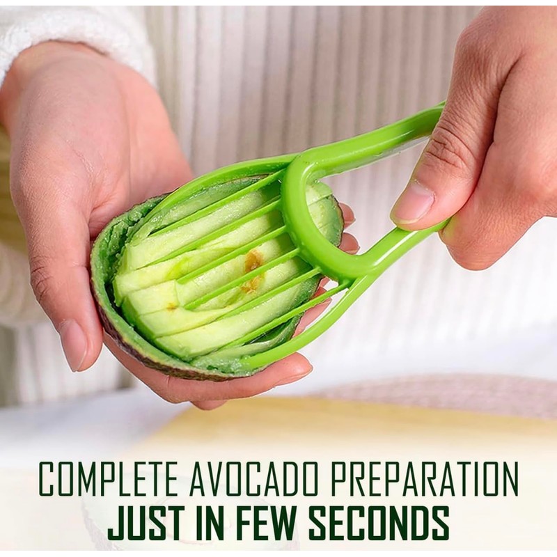Avocado Peeler 3 in 1 Tool - Hassle-free Avocado Slicer,
