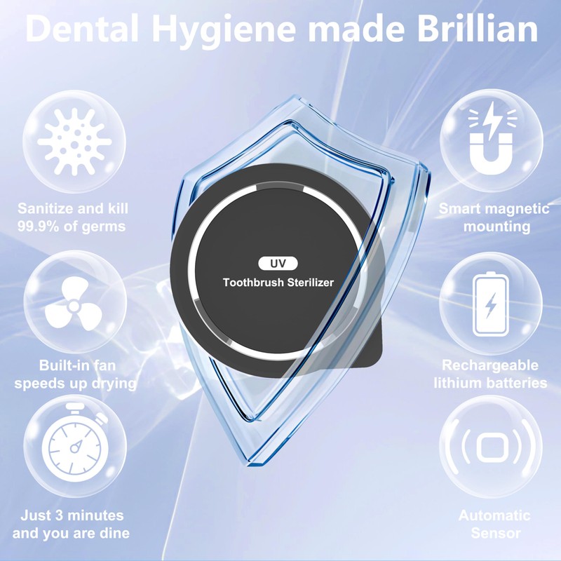 Toothbrush case Holder, Toothbrush cleaner and Holder Cover Caps with