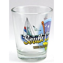South Carolina Palmetto State Elements Shot Glass