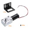 MECCANIXITY DC 12V High Torque Turbine Worm Geared Motor with