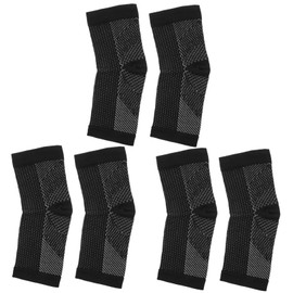 Healeved 3pairs Anti-fatigue Compression Socks for Men Women Ergonomic Design for Plantar Relief Comfortable Fit Breathable Targeted Compression for Heel Arch Support