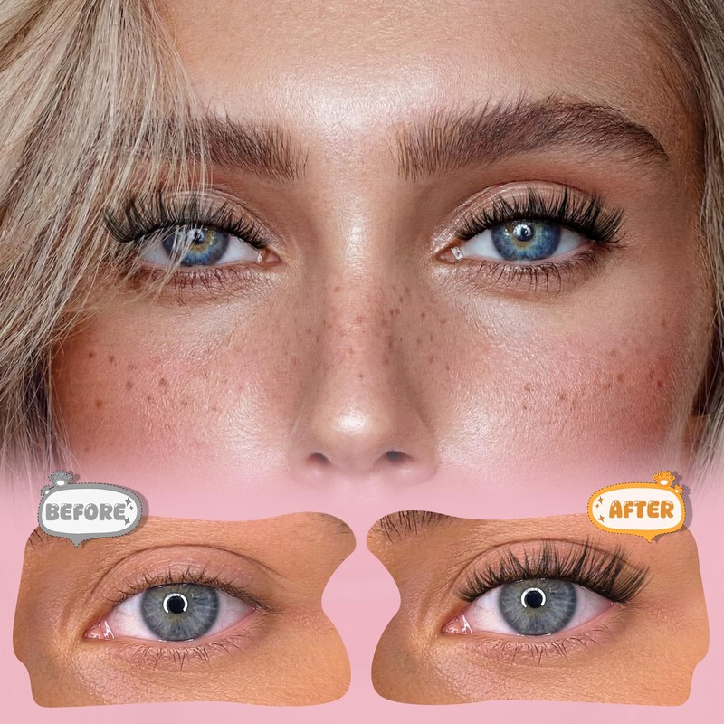 Lash Clusters, 6 Styles 40D/50D/60D/80D/100D120D Cluster Lashes, Mixed Lengths 10-18mm,