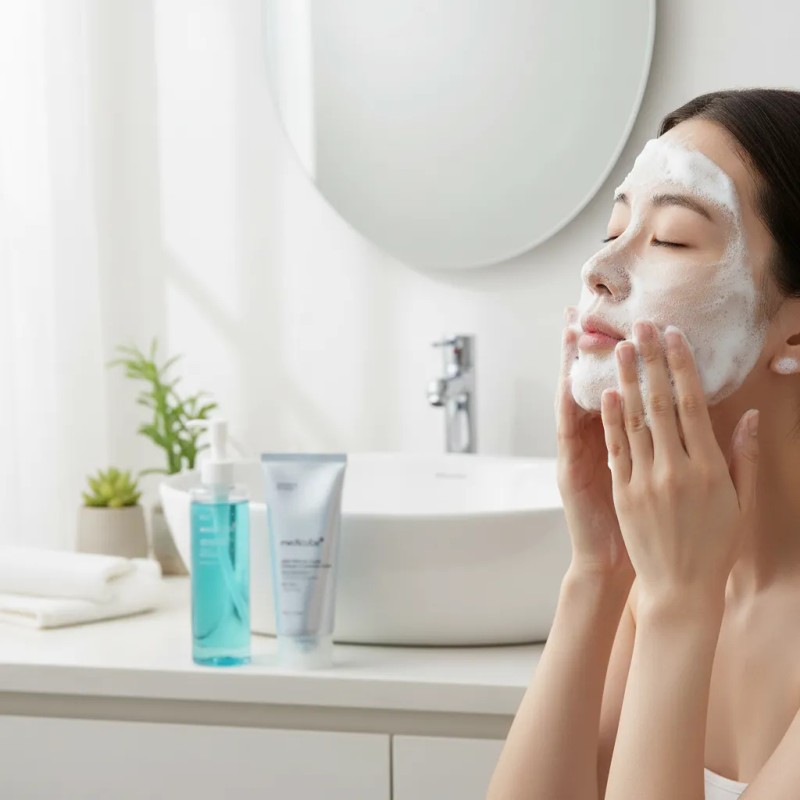 Kit Doble Limpieza Facial Medicube Zero Pore Ácido Salicílic