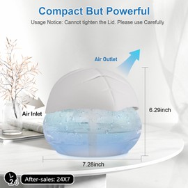 ap airpleasure air Washer Aroma Diffuser, Essential Oils Aroma Fresher for Home, Office, Bedroom, Warehouse, Gift(White)