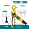 Level Chain Hoist 1650LBs 10FT - 3/4 Ton Manual Ratchet