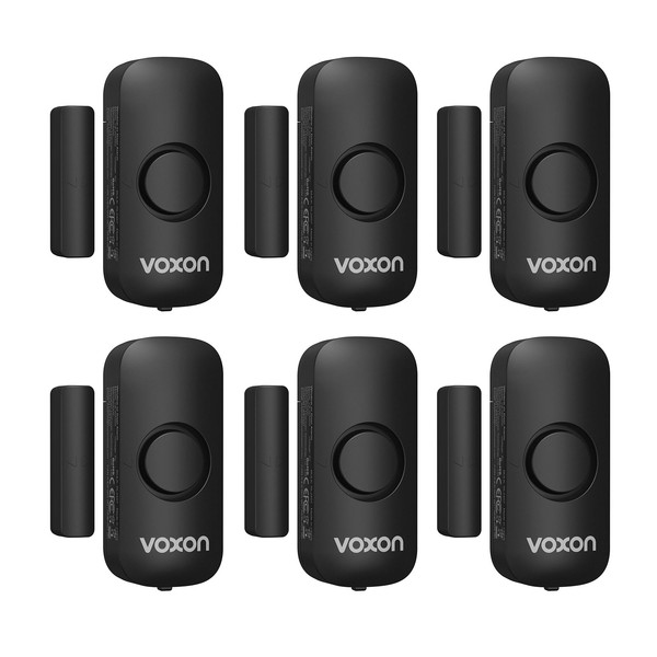 VOXON Door Alarm Window Alarm, Burglary Protection, Door Alarm Sensor,